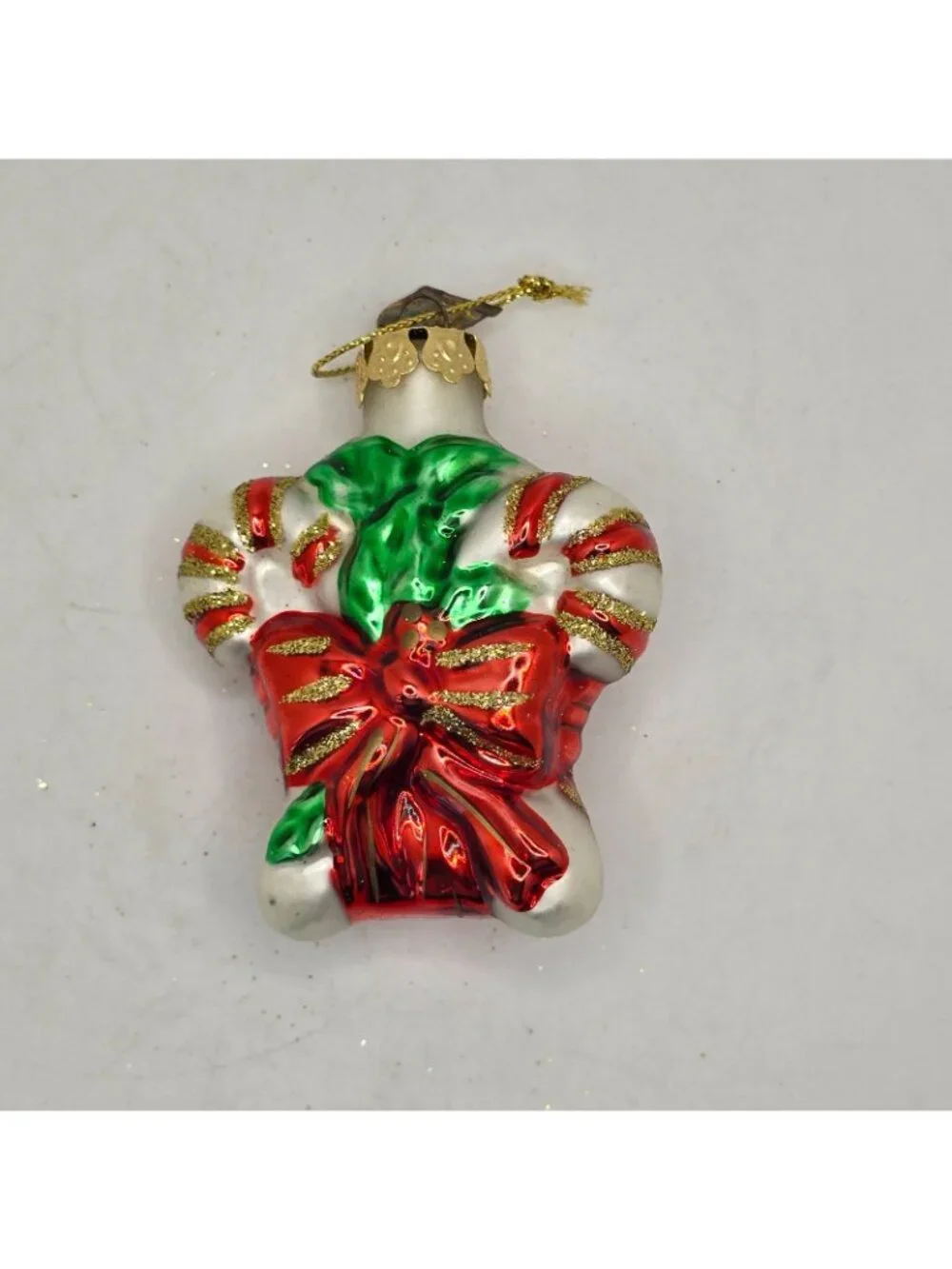 Christmas Ornament Glass Candy Cane Thomas Pacconi Museum Series 2003 Vintage